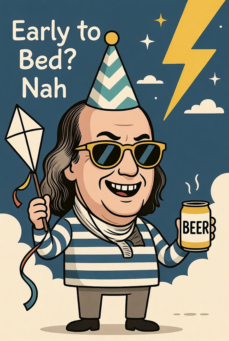 Benjamin Franklin caricature