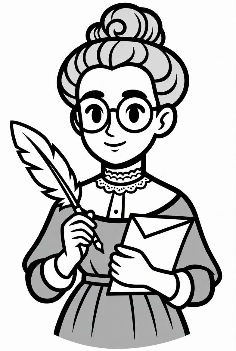 Abigail Adams caricature